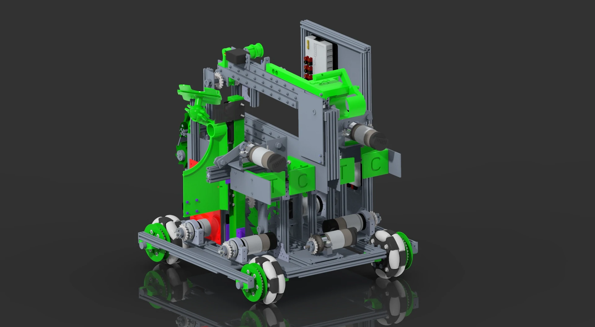 Photo of robot: The Green Machine